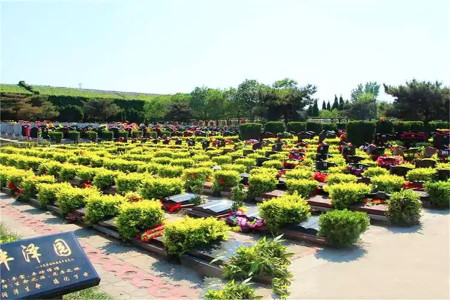 郑州市中原区郑州市民公墓墓区环境图