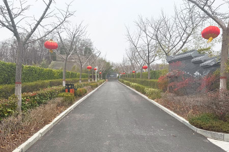 郑州市二七区御泉森林陵园园区道路图