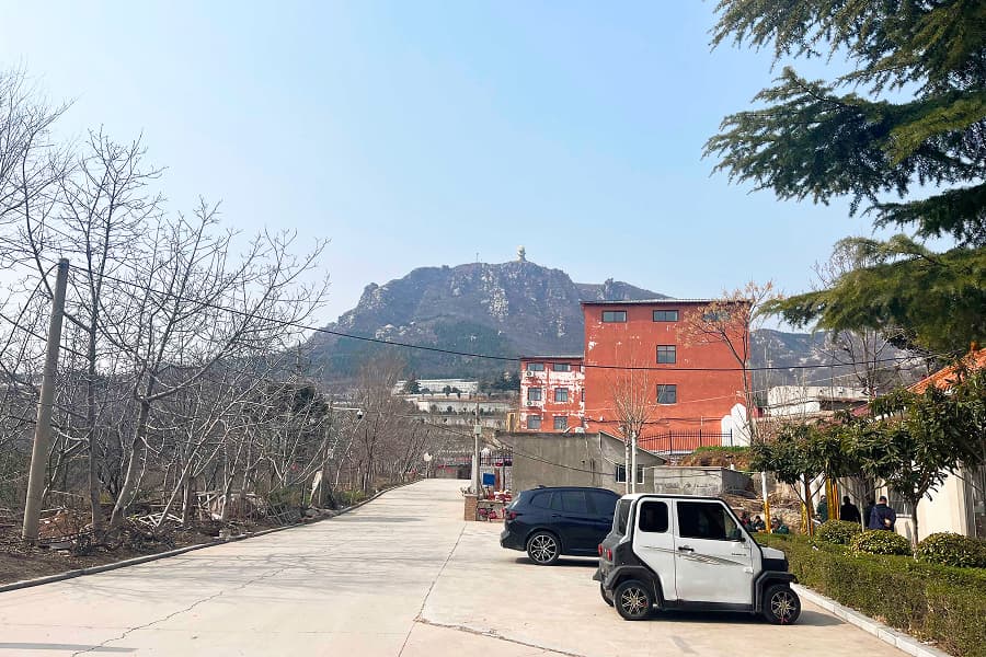 始祖山陵园景观图