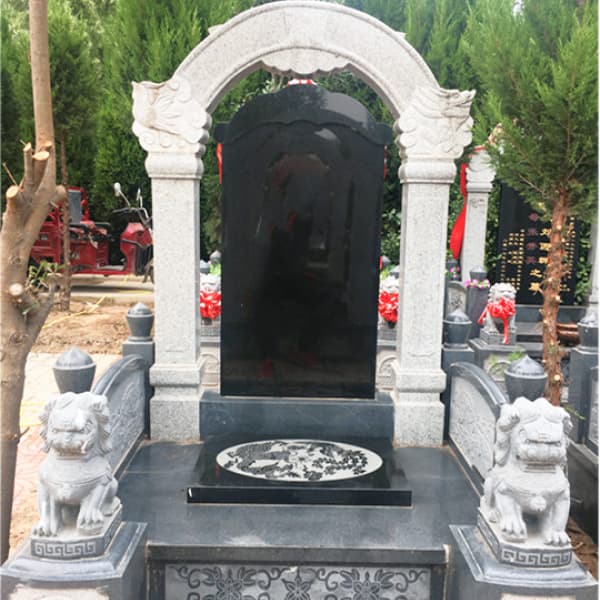 少林连天公墓传统立碑