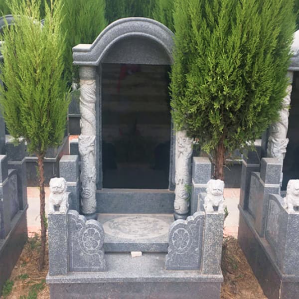 少林连天公墓传统立碑