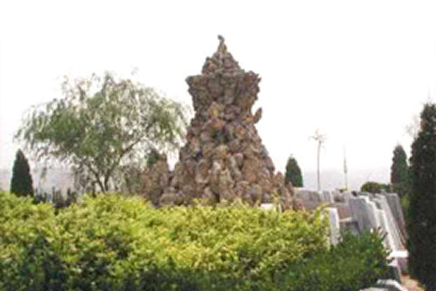 嵩山公墓景观图