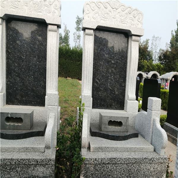 黄龙岗陵园传统立碑